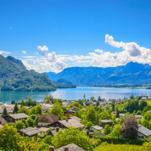 Jezero Wolfgangsee A Historická železnice